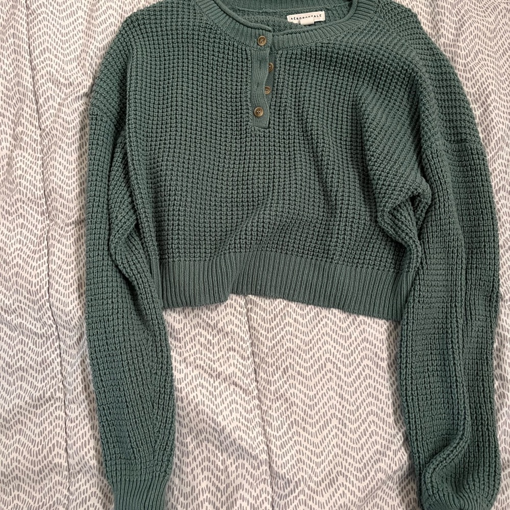 Aero knitted crop sweater